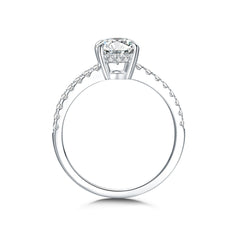 Side view low-profile prong setting — Verse & Hue Jewelry