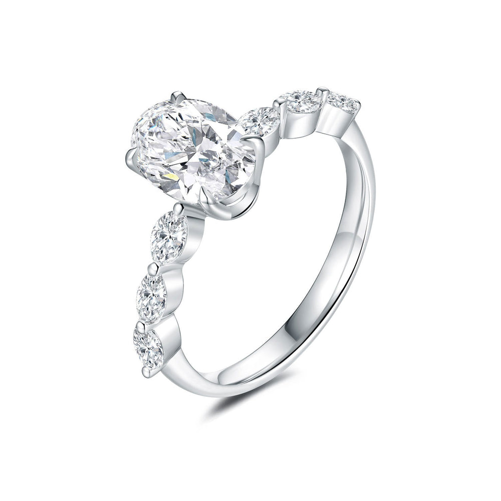 Side view low-profile prong setting — Verse&Hue Jewelry