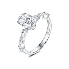 Side view low-profile prong setting — Verse&Hue Jewelry