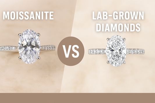 moissanite vs lab-grown diamonds