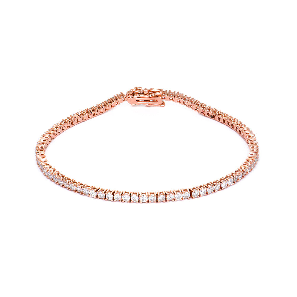 S925 Sterling Silver Moissanite Tennis Bracelet â€?Full Pavé 2-6mm Stones, Luxury Unisex Jewelry Pearl Unique