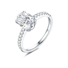Side view low-profile prong setting — Verse & Hue Jewelry