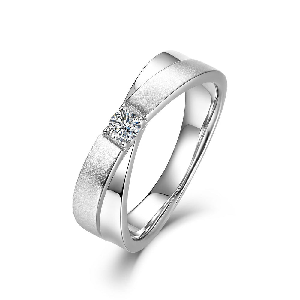 Men’s S925 pavé moissanite band — Verse&Hue Jewelry