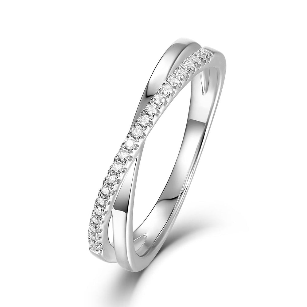 Women’s S925 pavé moissanite band — Verse&Hue Jewelry
